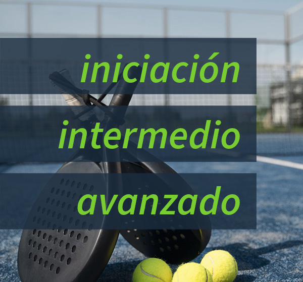 Foto ilustración clases de pádel